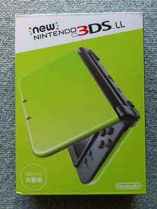 Newニンテンドー3DS LL ライム ブラック 取扱説明書 ARカード Nintendo 任天堂 本体 .