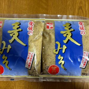 矢野味噌　愛媛の麦みそ　甘口　750g×2袋　麦味噌　味噌