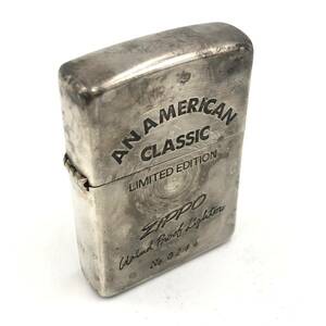 3.6KA-E1260★ZIPPO★アメリカンクラシック LIMITED リミテッド ジッポ ジッポー シルバー オイルライター lighter 喫煙具 DA5/DB0