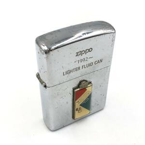 3.6SA-E1266★ZIPPO★ジッポ ジッポー シルバー オイル缶デザイン 1995年製 オイルライター lighter 喫煙具 DA0/DC0