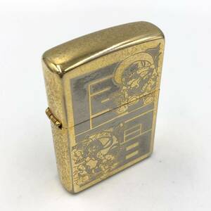 3.27KA-E1334★ZIPPO★風神雷神 ジッポ ジッポー 2006年製 オイルライター lighter 喫煙具 DB0/DC5