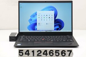 Lenovo ThinkPad X1 Carbon 6th Gen Core i5 8250U 1.6GHz/8GB/256GB(SSD)/14W/FHD(1920x1080)/Win11 液晶目立つ白シミ 【541246567】