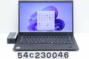 Lenovo ThinkPad X1 Carbon 6th Gen Core i5 8250U 1.6GHz/8GB/256GB(SSD)/14W/FHD(1920x1080)/Win11 マイク不良 【54C230046】