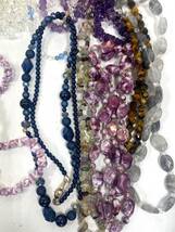 アクセサリー　琥珀　カラーストーン　色石　水晶　数珠　ターコイズ　ネックレス　ブレスレット　大量　まとめセット_画像7