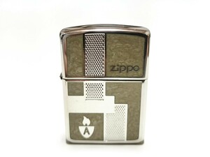 美品 ZIPPO ジッポー アーマー アーマーケース Heavy Wall Armor Case 前面加工 初期型 2003年製