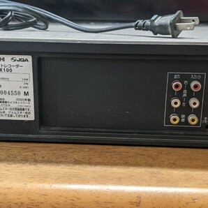 IY0558 MITSUBISHI HV-GX100 VHSビデオデッキ/ビデオデッキ/三菱 2000年製 本体のみ 動作品 現状品の画像6