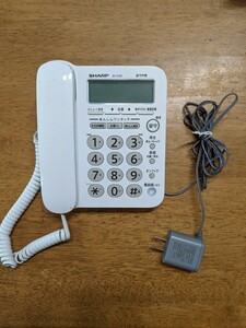 IY0405 SHARP fixation telephone JD-G32 parent machine only / sharp operation verification OK operation goods present condition goods 