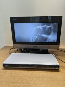 IY0519 TOSHIBA SD-580J DVD PLAYER DVDプレーヤー/東芝 2007年製 本体のみ 動作品 現状品