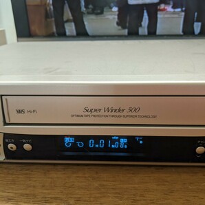 IY0558 MITSUBISHI HV-GX100 VHSビデオデッキ/ビデオデッキ/三菱 2000年製 本体のみ 動作品 現状品の画像2