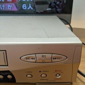 IY0558 MITSUBISHI HV-GX100 VHSビデオデッキ/ビデオデッキ/三菱 2000年製 本体のみ 動作品 現状品の画像4