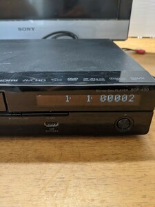 IY0598 PIONEER BDP-430 BLU-RAY DVD PLAYER DVDプレーヤー/パイオニア/2010年製 本体のみ 通電のみ確認 現状品 JUNK