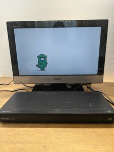 IY0602 TOSHIBA DBR-Z410 BLU-RAY DVD PLAYER DVDプレーヤー/東芝/2013年製 本体のみ 動作品 現状品