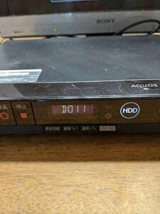 IY0612 SHARP BD-H51 BLU-RAY DVD PLAYER DVDプレーヤー/シャープ/2012年製 本体のみ 通電のみ確認 現状品 JUNK