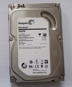 送料無料　ハードディスク　SATA 3.5インチ 2TB Seagate ST2000DM001 動作確認品 