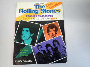 J5E☆ ザ・ローリング・ストーンズ・ベスト・スコア2 ライブ編 The Rolling Stones リットーミュージック アンサンブルワークショップ