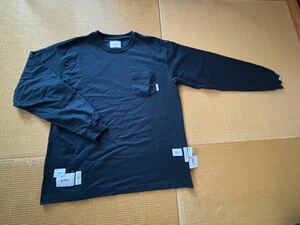 wtaps 長袖Tシャツ ネイビー　M