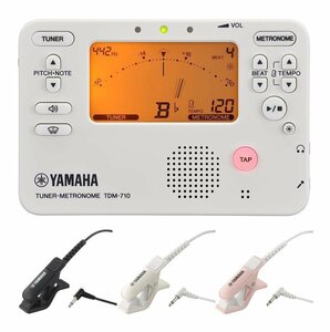  быстрое решение * новый товар * бесплатная доставка YAMAHA TDM-710IV+TM-40 комплект тюнер / метроном ( слоновая кость )+ Contact Mike комплект / почтовая доставка 