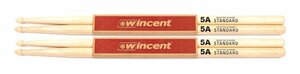 即決◆新品◆送料無料Wincent W-5A/2ペア [406×14.3mm] ヒッコリー/STANDARD ドラムスティック