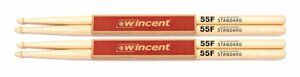 即決◆新品◆送料無料Wincent W-55F/2ペア [406×14.7mm] ヒッコリー/STANDARD ドラムスティック