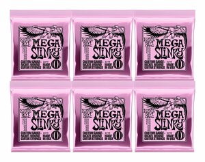 即決◆新品◆送料無料ERNIE BALL 2213/6セット [10.5-48] MEGA SLINKY エレキギター弦/メール便