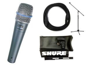  prompt decision * new goods * free shipping SHURE BETA57A( boom mice stand +CANARE microphone cable attaching 8 point set )