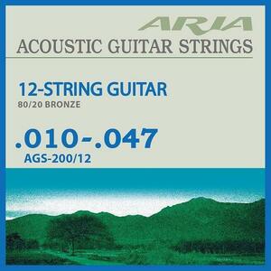即決◆新品◆送料無料ARIA AGS-200/12×3(12弦ギター用セット弦 /メール便