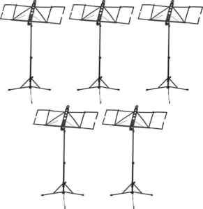  prompt decision * new goods * free shipping ARIA AMS-200/5 pcs set wide type aluminium light weight music stand / case attaching 