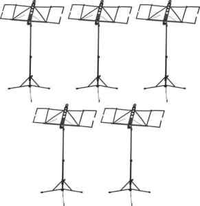即決◆新品◆送料無料ARIA AMS-200/5本セット ワイドタイプ アルミ製 軽量 譜面台/ケース付