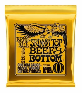  быстрое решение * новый товар * бесплатная доставка ERNIE BALL 2216 [10-54] SKINNY TOP BEEFY BOTTOM электрогитара струна / почтовая доставка 