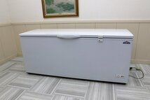 20年製 超美品！テンポス 超大型 冷凍ストッカー 冷凍庫 チェストフリーザー TBCF-576-RH カギなし 576L 1枚扉 店舗厨房業務用-2_画像2