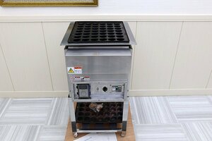 20年 超美品！古谷銅器 振動式 卓上型 自動タコ焼き機 三相200V 業務用 電気式振動たこ焼き機器 専用台付 銅製板 動画有 98万 検：タニコー