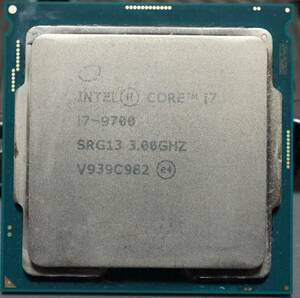 [ operation verification settled ]Intel Core i7 9700 LGA1151 CPU body only 