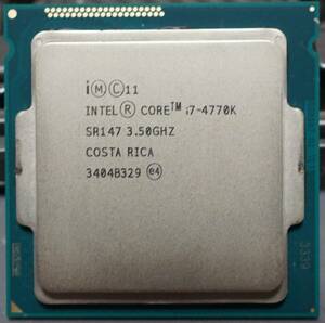 [ operation verification settled ]Intel Core i7 4770K LGA1150 CPU body only 