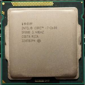 【動作確認済】Intel Core i7 2600 LGA1155 CPU本体のみ