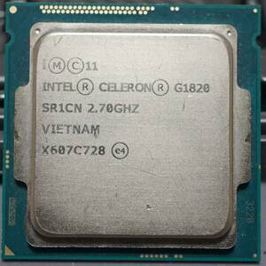 【動作確認済】Intel Celeron G1820 LGA1150 CPU本体のみ