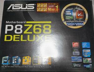 【動作確認済】ASUS P8Z68 DELUXE LGA1155 マザーボード IOパネル付属 パッケージ付属品あり