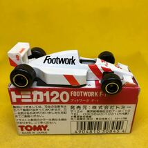 トミカ　日本製　赤箱　120 フットワーク　F-1 当時物　絶版_画像3