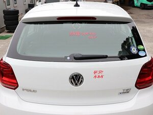 VW ポロ BlueMotion 6R 2015年 6RCJZ バックドア/リアゲート (在庫No:517057) (7544)