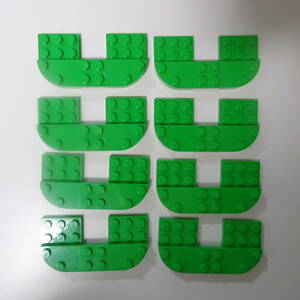 ★正規品★未使用★8個セット★レゴ★タイル★緑★4×8★どうぶつの森★マリオ★LEGO★Tile★Green★animal forest★Mario★