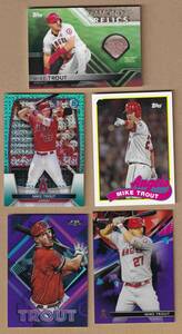 【マイク・トラウト】５枚セット / 2020 TOPPS OPENING DAY 球場の砂カード / BOWMAN CHROME / FINEST / FIRE / ON DEMAND【MIKE TROUT】