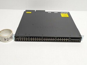  Cisco シスコ　Catalyst 3650 シリーズ　 イーサネットハブ　Catalyst 3650 48 PoE+ 2X10G WS-C3650-48PD