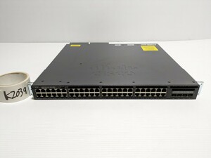  Cisco シスコ　Catalyst 3650 シリーズ　 イーサネットハブ　Catalyst 3650 48 PoE+ 2X10G WS-C3650-48PD　　　　　