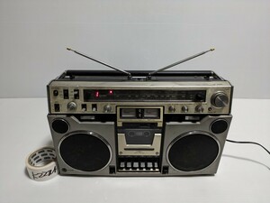 AIWA Aiwa radio-cassette CS-80 Showa Retro radio-cassette Vintage radio-cassette made in Japan goods 