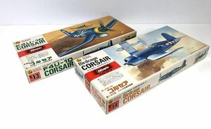 ミリタリープラモデル F4U-1Dコルセア(CORSAIR）1/72 & バードゲージコルセア1/72 ハセガワ未組立 2機セット