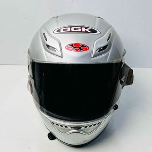 Kabuto OGK FF-5 カブト フルフェイスヘルメット Mサイズ 57-58cm シルバー 中古