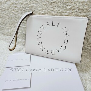 STELLAMcARTNEY　ステラマッカートニー　クラッチバッグ　ホワイトベージュ　アイボリー　付属品　箱　パーティー　小物入れ　ポーチ