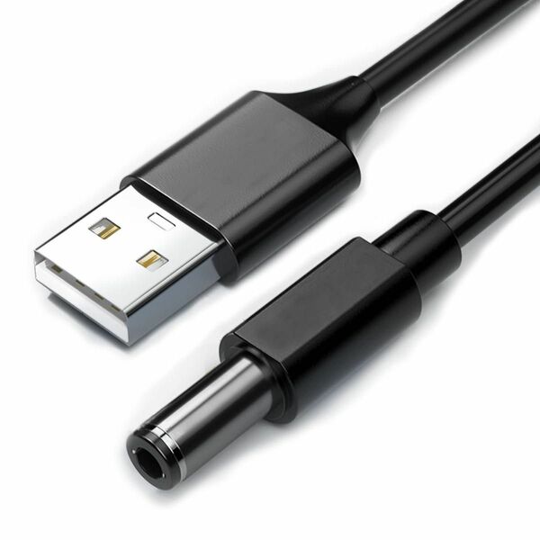 ☆新品未開封☆XMHL USB-A 電源プラグ 充電ケーブル ノートパソコン用 5.5mm/2.5 2.1mm 9V 12V