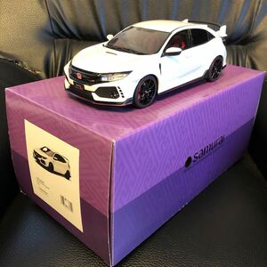 京商　1/18 サムライ　ホンダ　シビック　タイプR HONDA CIVIC TYPE R FK8 ホワイト