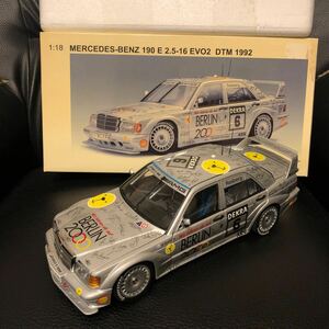 1/18 オートアート　メルセデス　ベンツ　190E 2.5-16 EVO2 DTM 1992 BERLIN 2000 K.ROSBERG #6