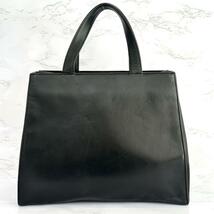 ロエベ LOEWE 2wayハンドバッグ アナグラム エンボス ブラック レザー　4297572_画像2